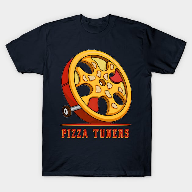 Pizza Tuners T-Shirt by GraphGeek